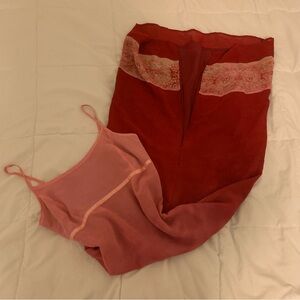 Pink Ombré Y2K Maxi Dress